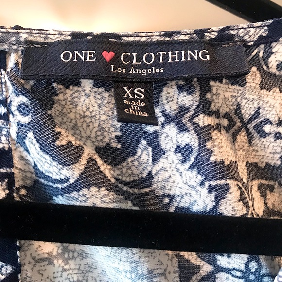 Blue Patterned Romper 😍 - Picture 3 of 5